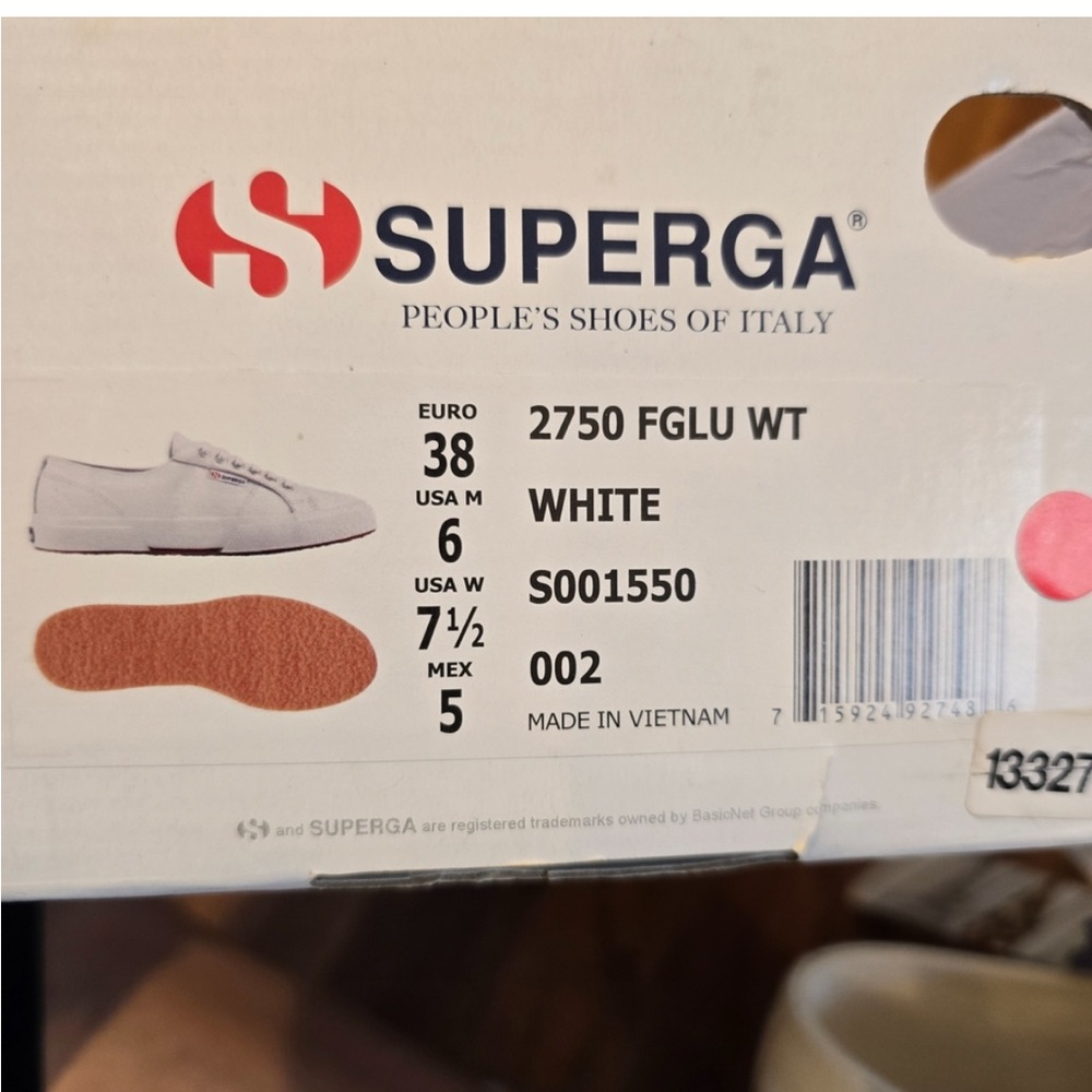 Superga White Canvas Shoes - Picture 2 of 2